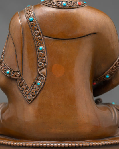 Amitabha Buddha Statue | Handmade Copper Idol for Sacred Spaces