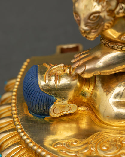 Premium Sakya Mahakala Statue | Traditional Buddhist Art