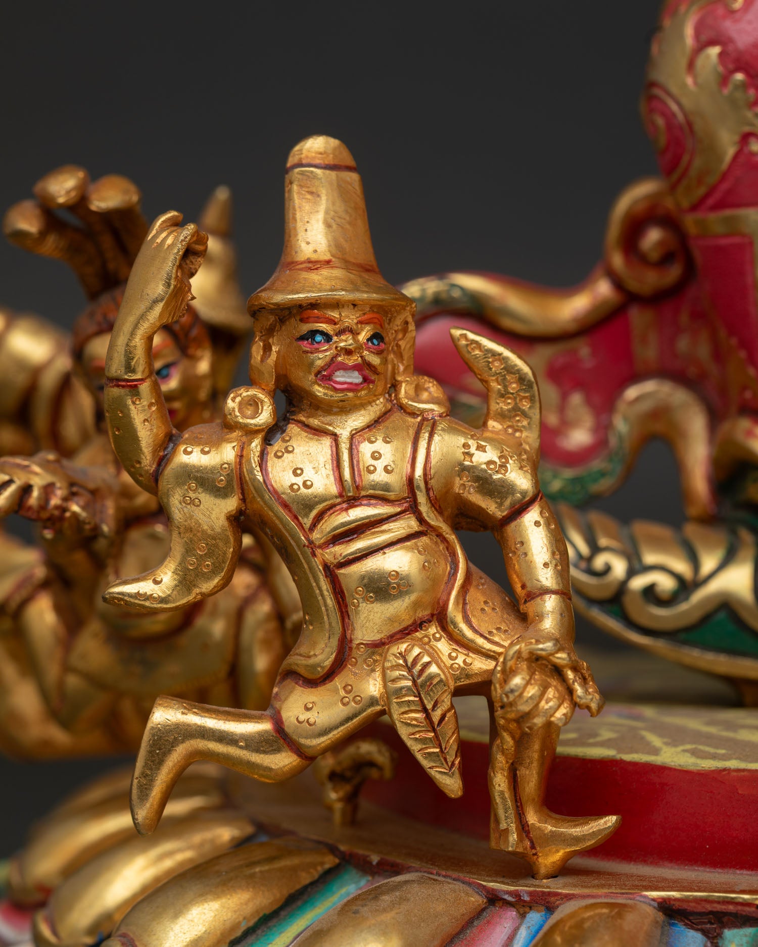 Standing Guru Rinpoche Statue | Buddhist Zen Decor from Nepal