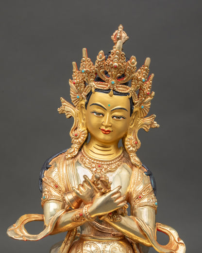Vajradhara and Consort Statue for Spiritual Harmony