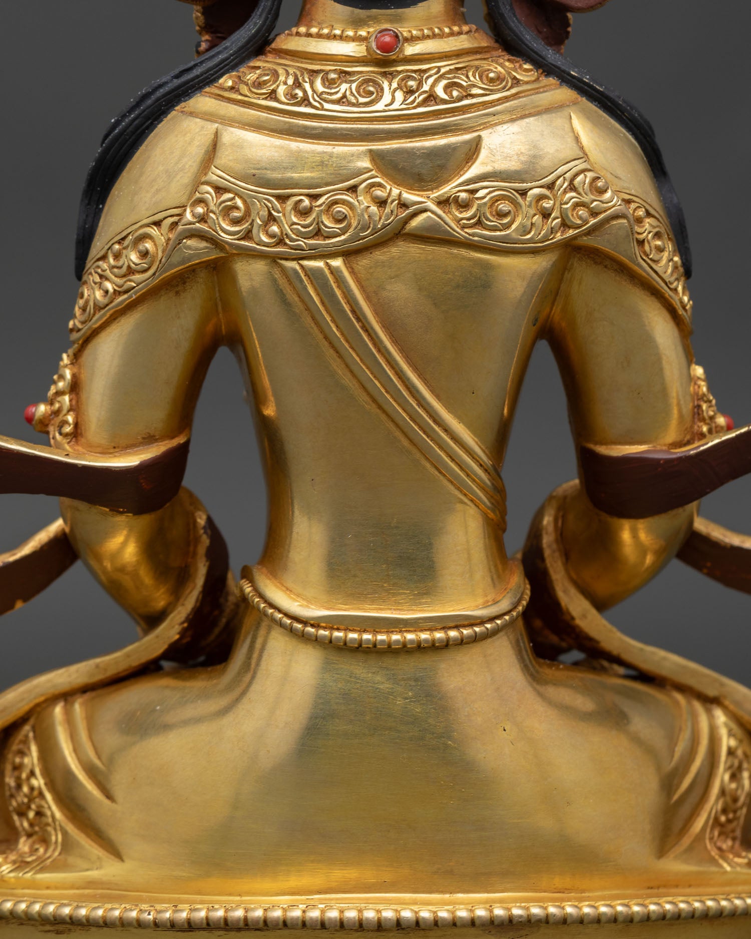 Three Long Life Set – Handmade Buddhist Sculpture from Nepal