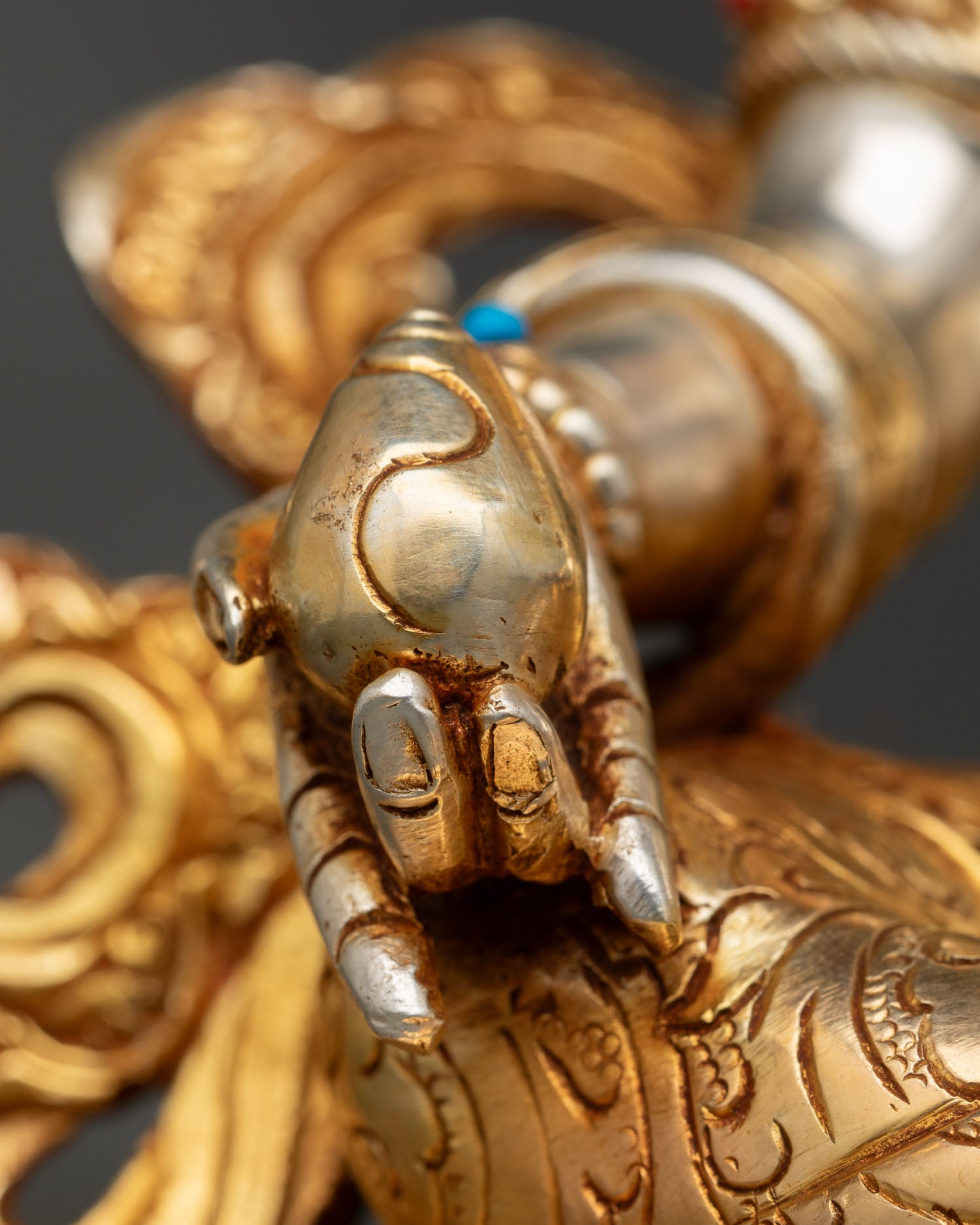 Buddhist Dzambhala | Handcrafted Wealth Deity Sculpture