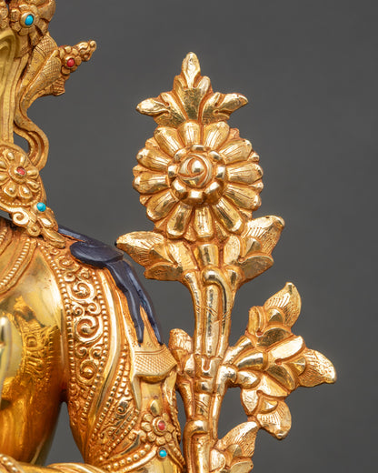 Green Tara Statue | Handcrafted Tibetan Buddhist Artwork