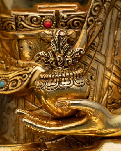 Bhaisajyaguru (Medicine Buddha) Statue | Handmade in Nepal