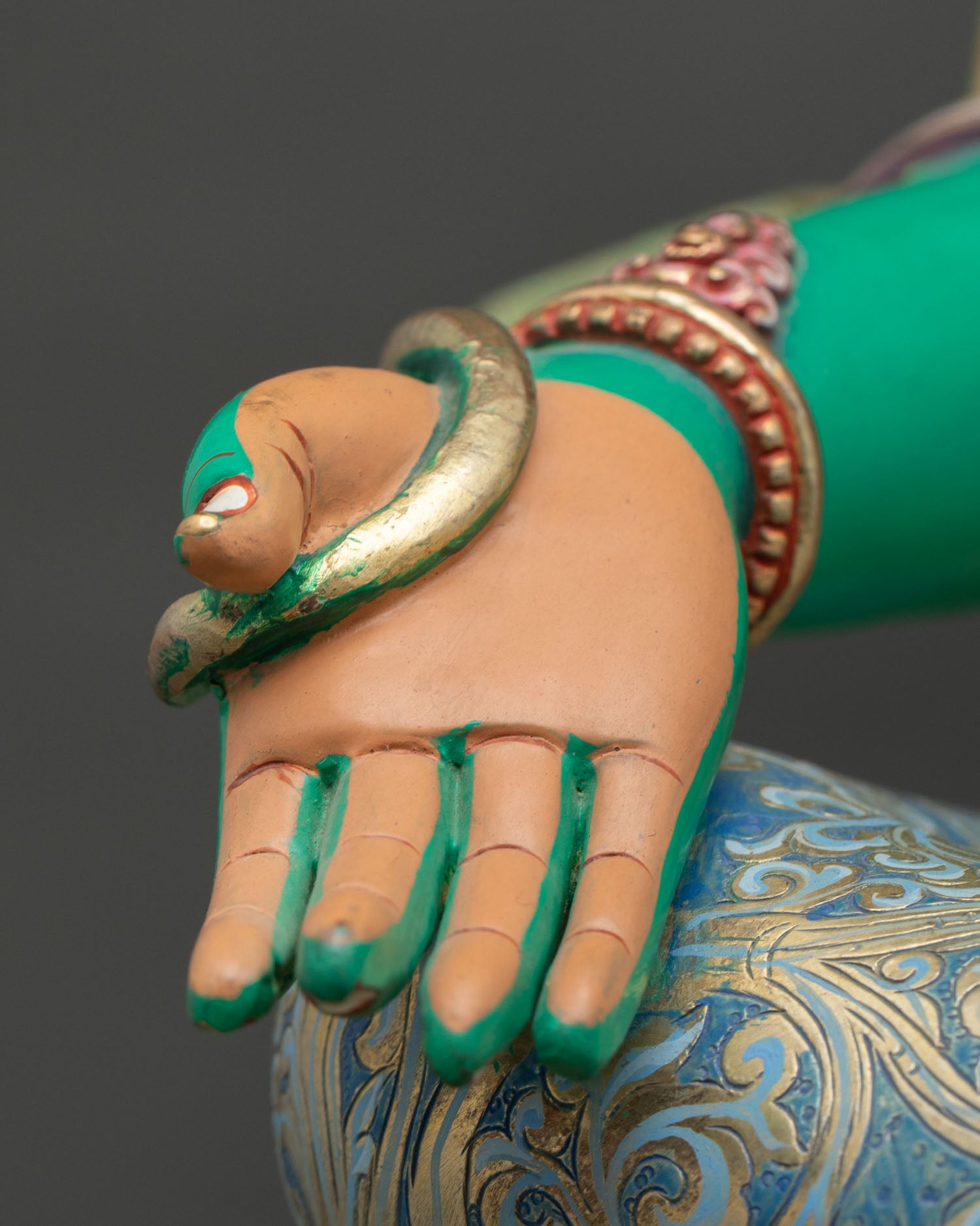 Green Tara Statue | Female Bodhisattva Buddhist Icon