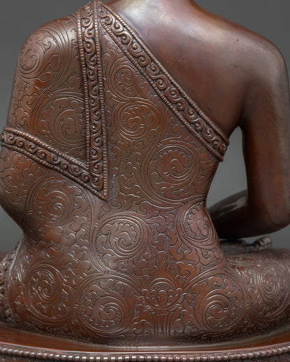 Handcrafted Three Buddha Statue Set for Home Altar | Nepalese Buddhist Art