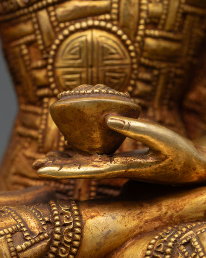 Crown Shakyamuni Buddha Statue