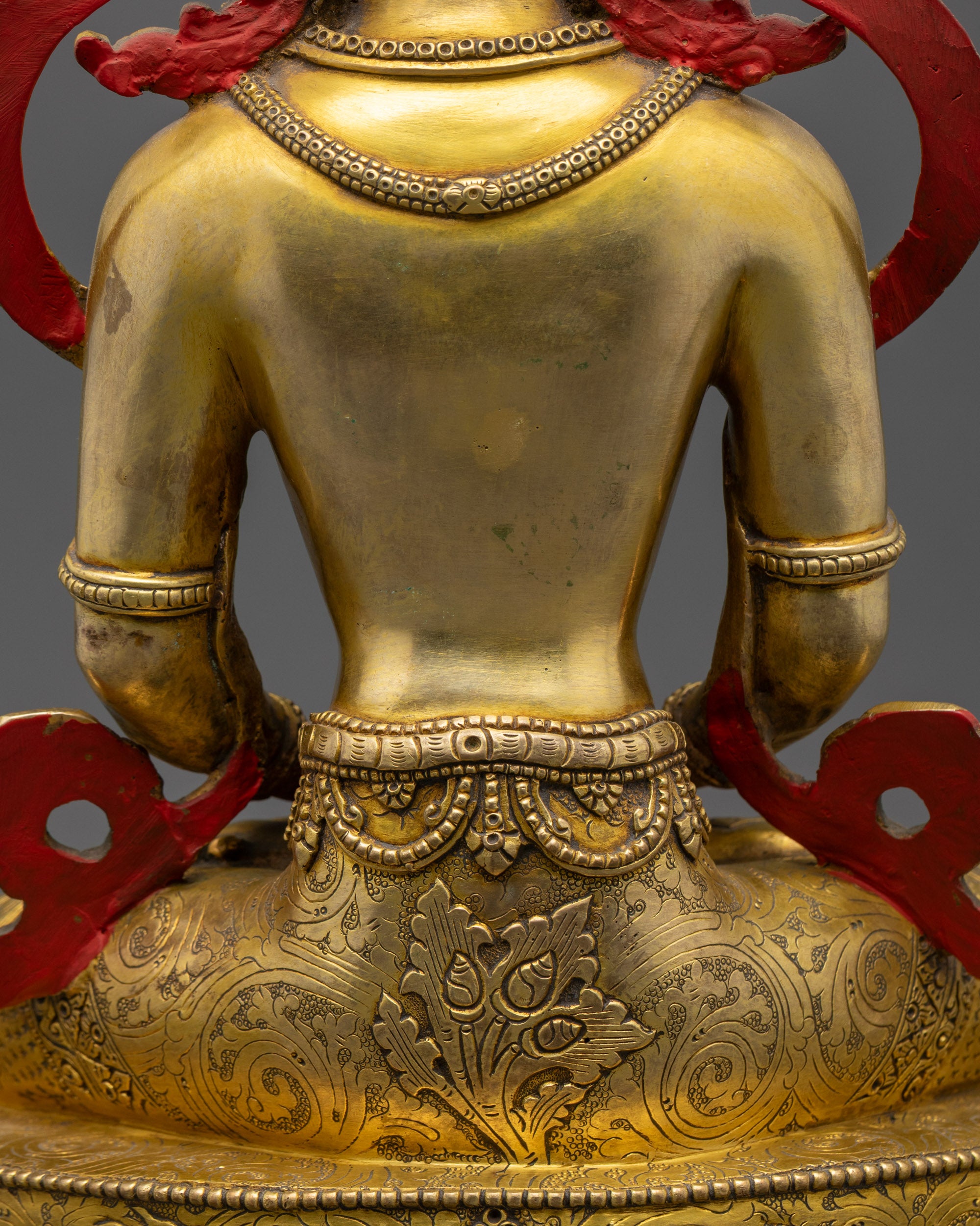 Traditional Amitayus Sculpture | Tibetan Statue for Spiritual Wellness