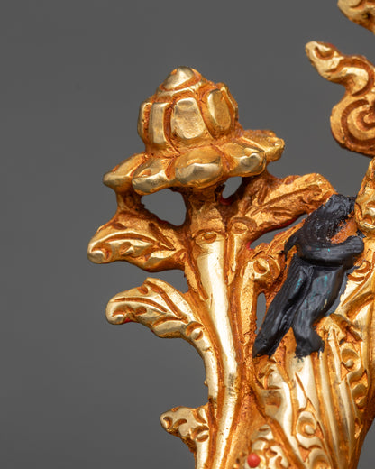 Green Tara Drolma Statue | Traditional Copper Sculpture from Nepal
