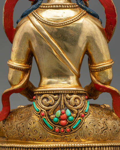 Amitayus Bodhisattva Statue – Deity of Infinite Life and Longevity