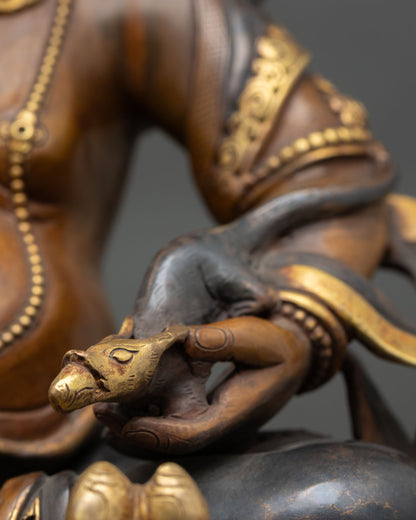 Dzambhala Statue – Authentic Nepalese Wealth Deity Sculpture