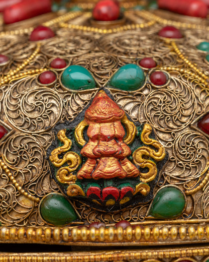 Kapala Skull Cup | Authentic Skull Offering Bowl from Nepal