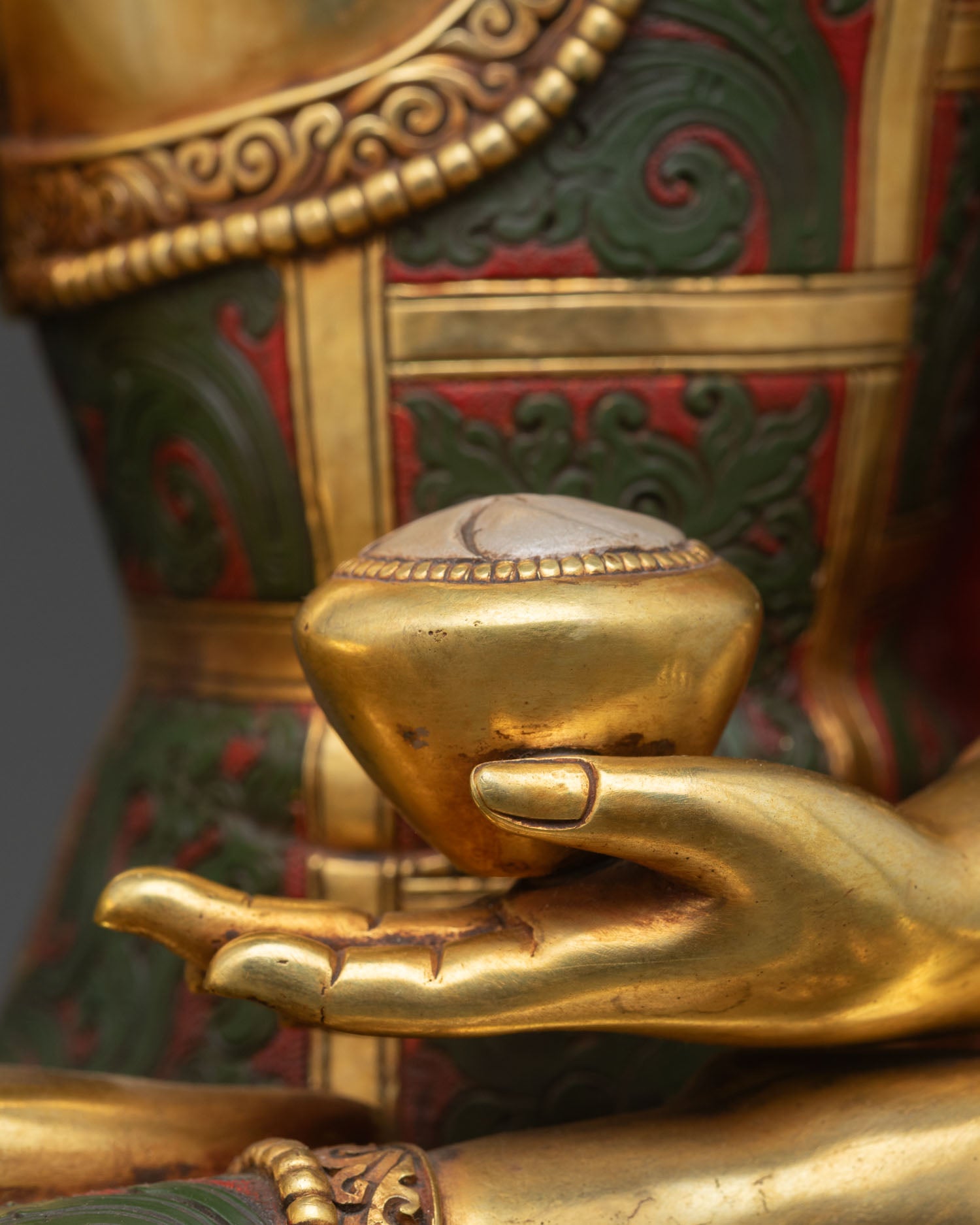 Meditative Shakyamuni Buddha Statue | Handmade in Nepal
