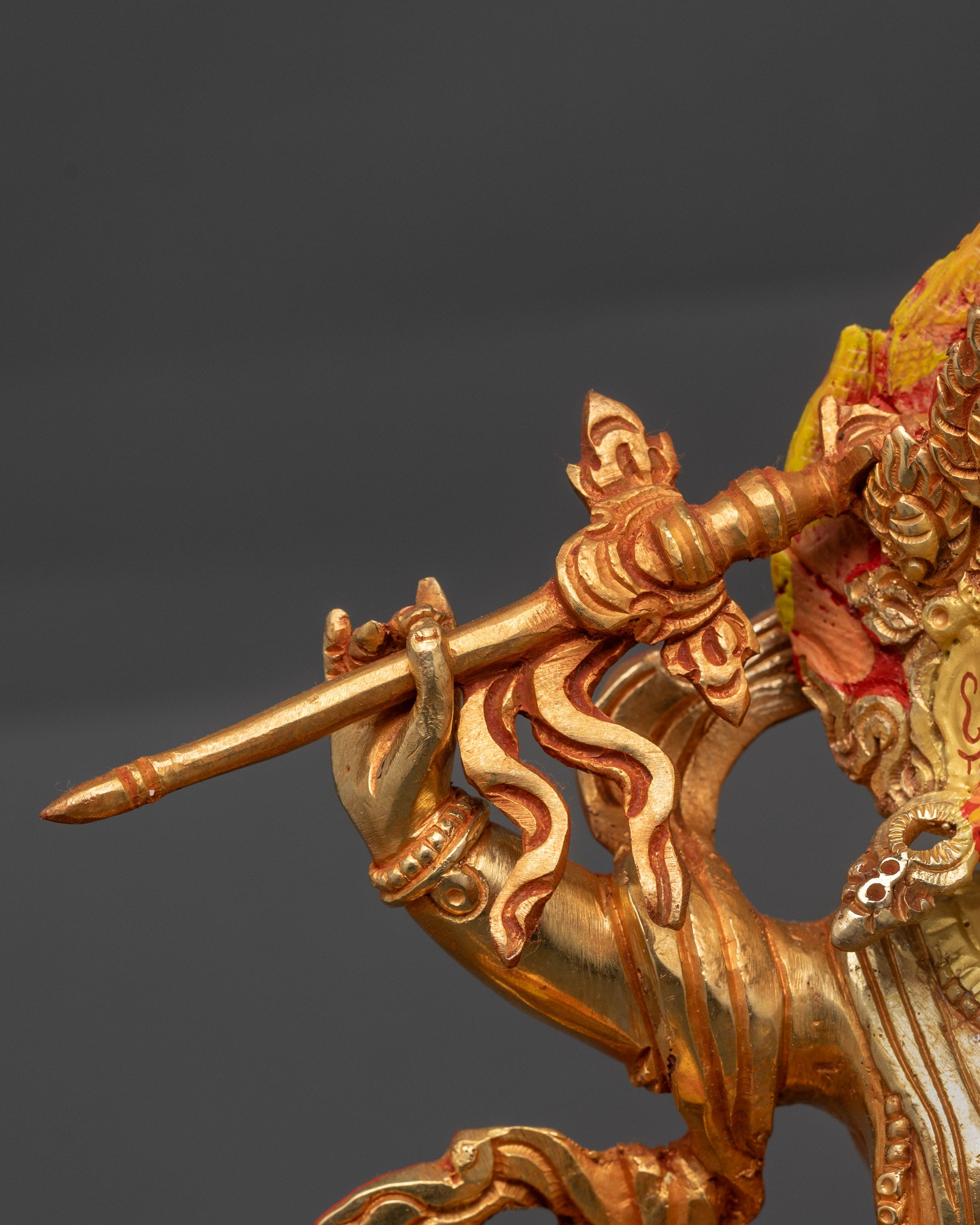 White Dzambhala Sculpture | Traditionally Hand Carved Wealth Deity