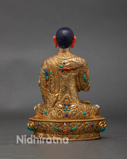 Tsongkhapa and Two Disciples Set – Luminous Wisdom Handmade Statue