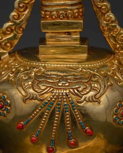 Shakyamuni Buddha Stupa | Spiritual Meditation Decor