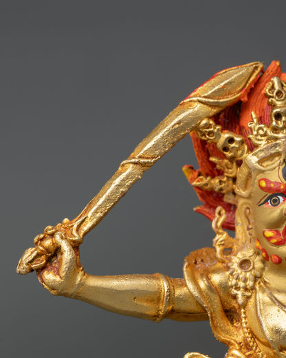 Black Manjushri Statue for Home Altar | Himalayan Sacred Art