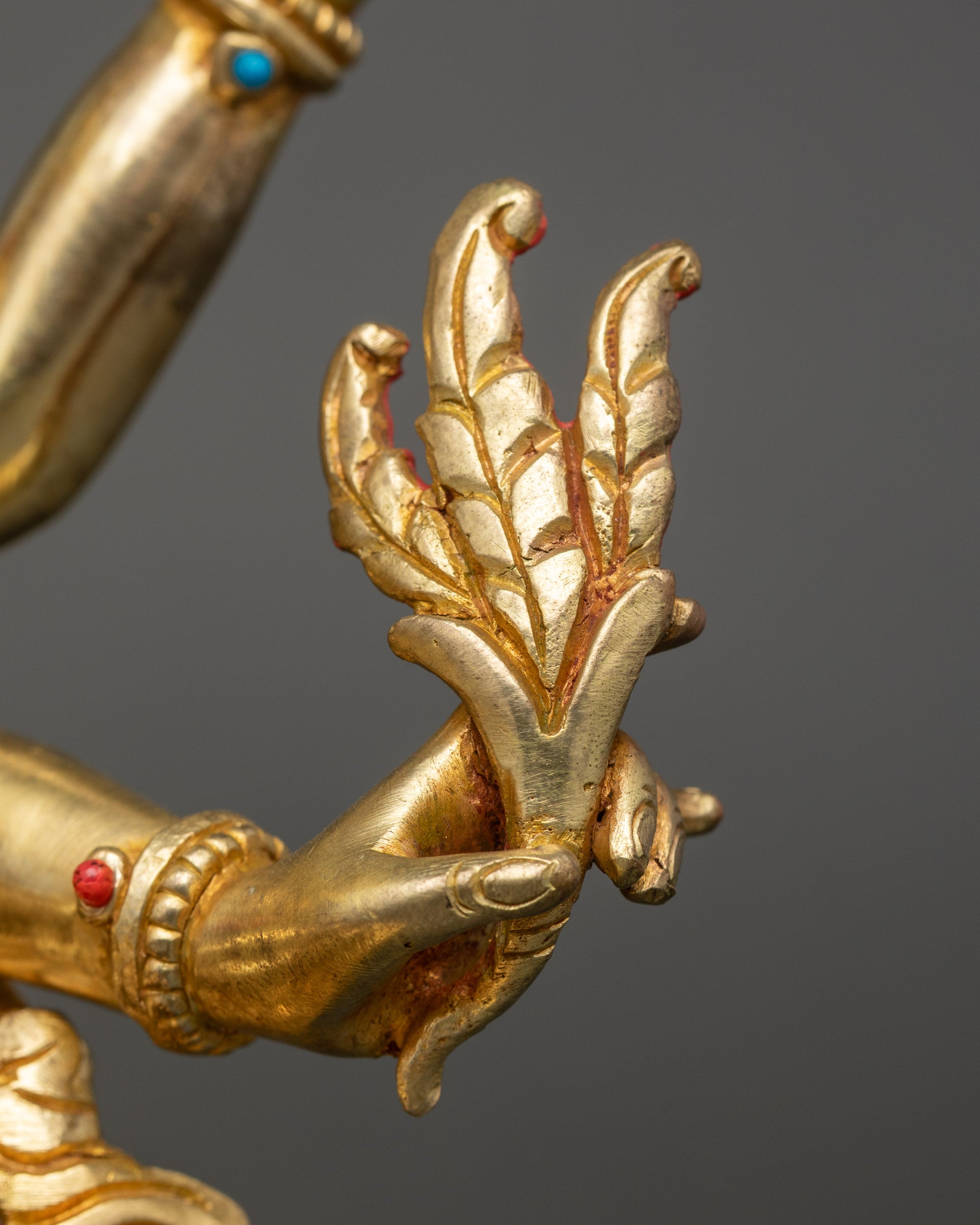 Goddess of Wealth Vasudhara Statue | Nepalese Spiritual Sculpture