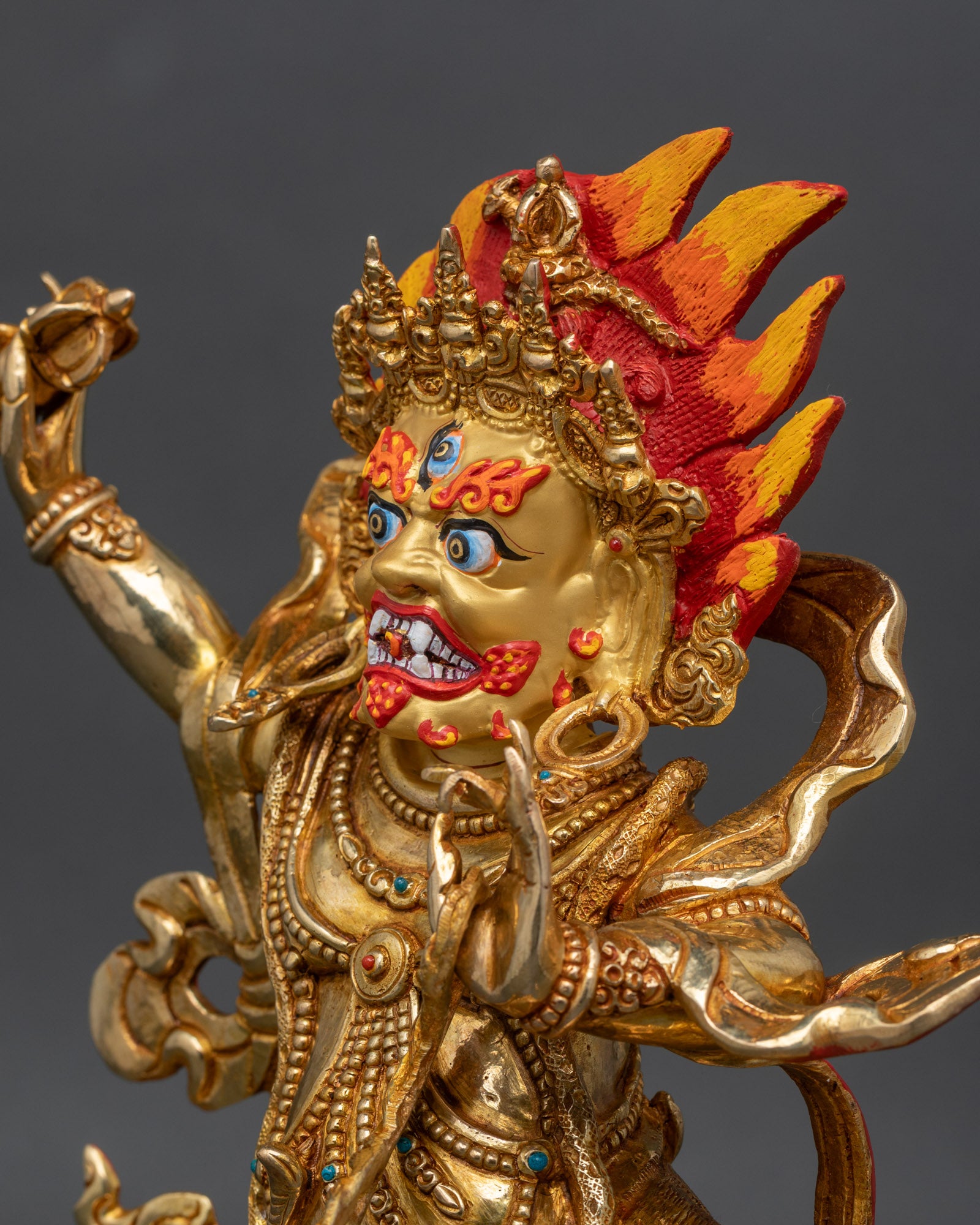 Vajrapani Statue | Tibetan Buddhist Deity of Power and Protection