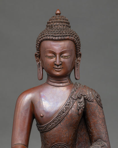 Five Dhyani Buddha Statue Set for Meditation and  Spiritual Practice