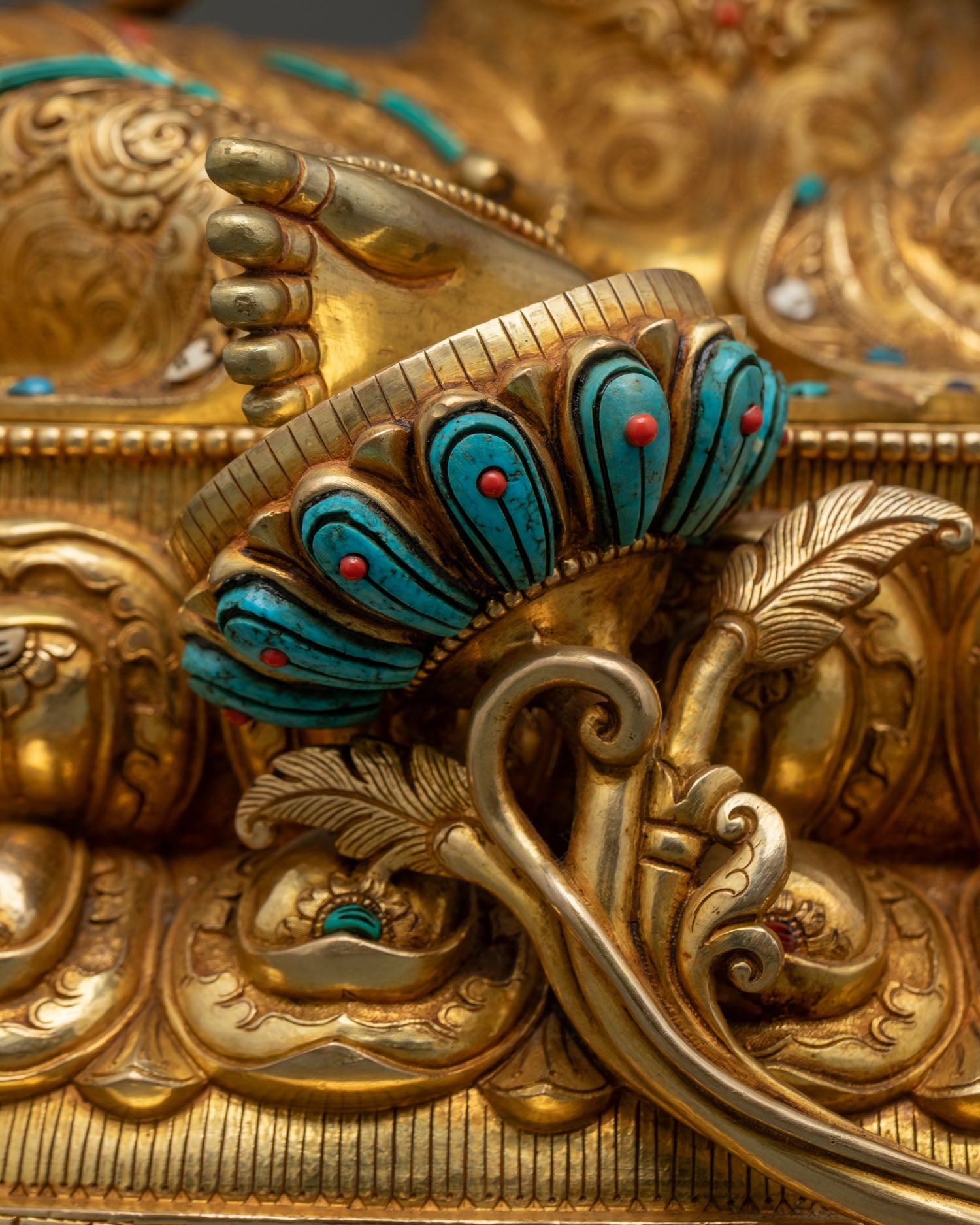 Large Green Tara Statue | Nepalese Lost-Wax Crafted Art