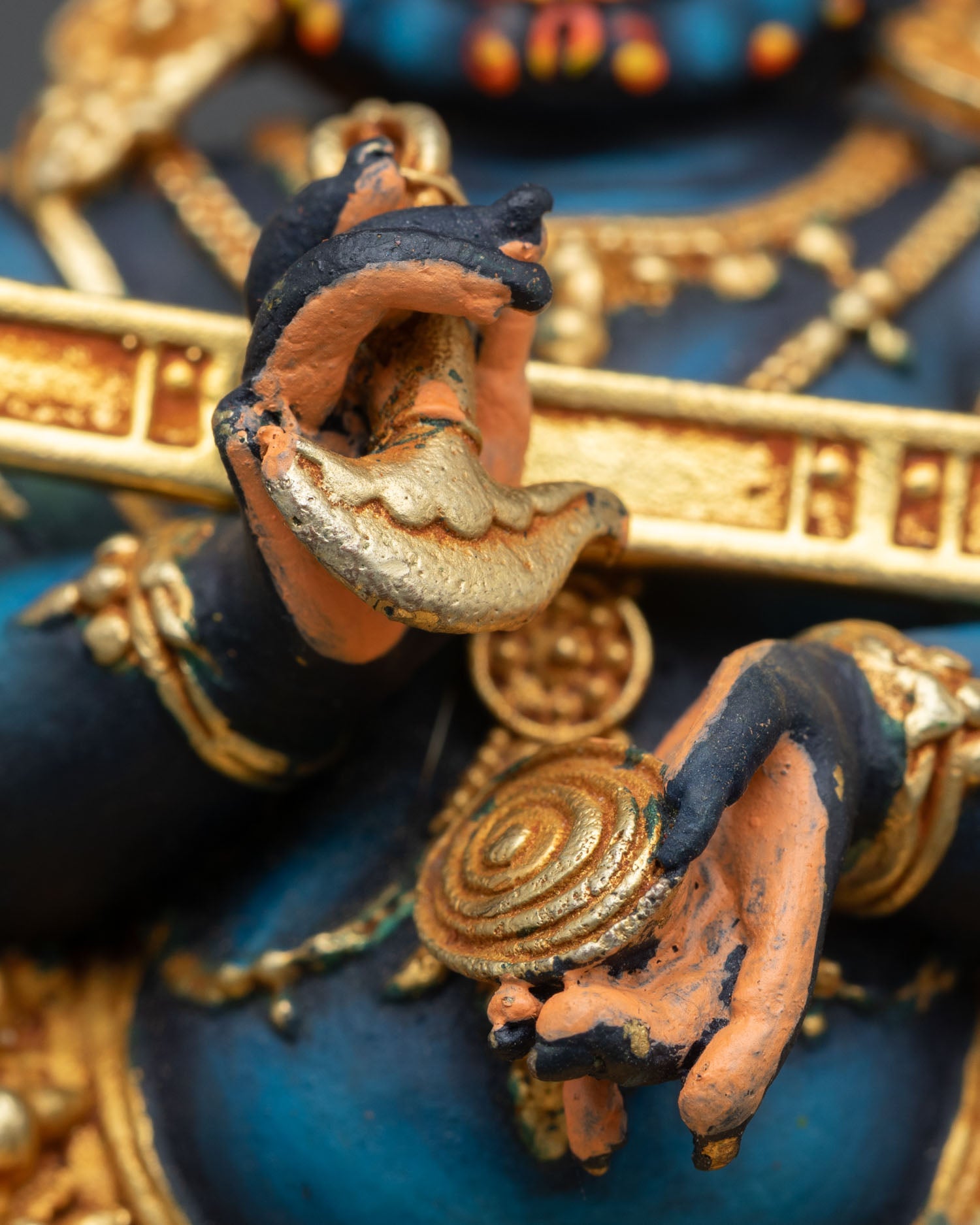 Sakya Mahakala Statue | Wrathful Protector Deity from Nepal