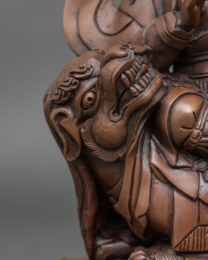 Tibetan Namtoshe Statue- Protector of Dharma and Riches