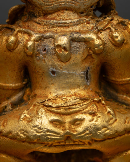 Sakya Mahakala Statue | Himalayan Wrathful Protector Deity