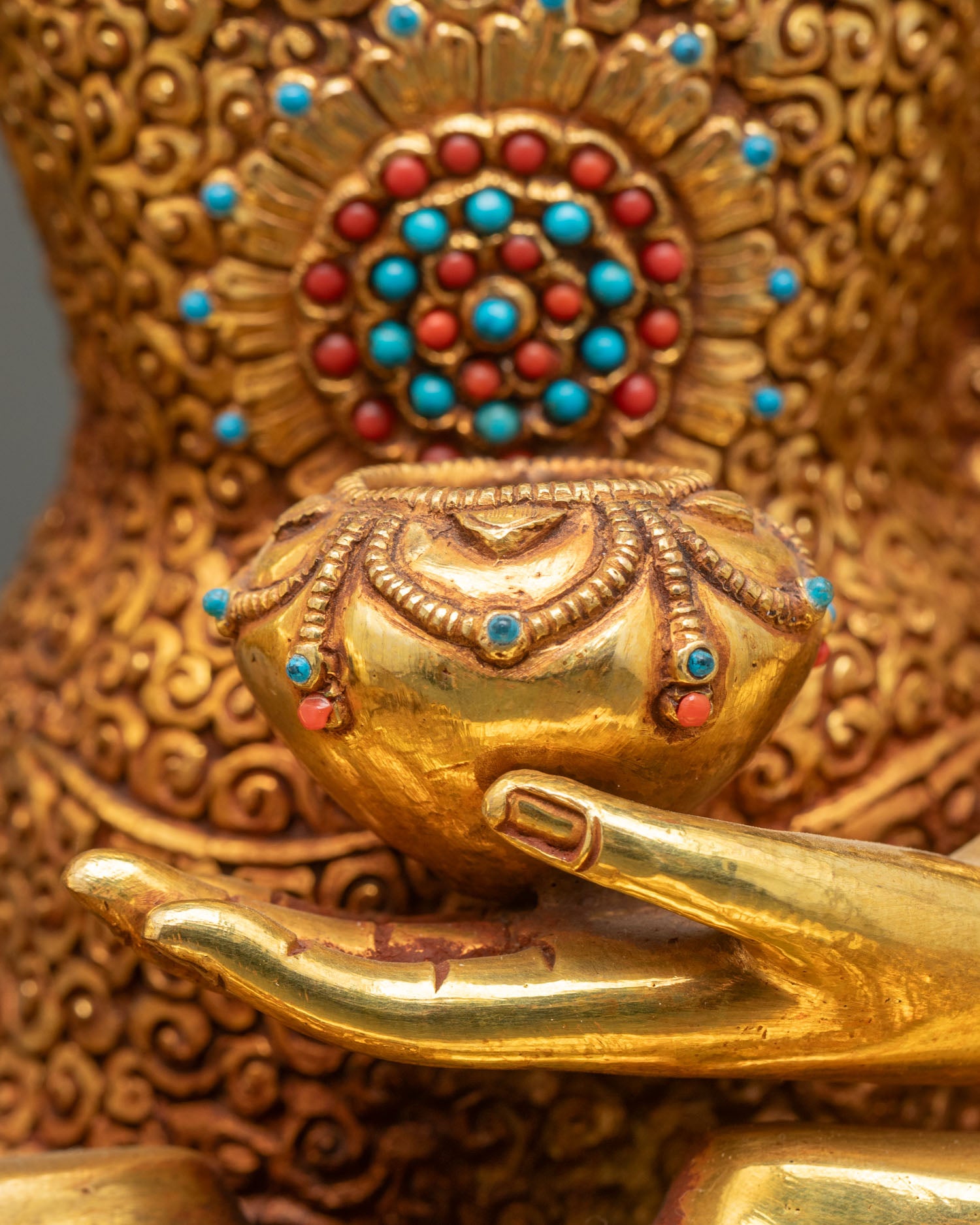 Large Shakyamuni Buddha Statue | Tibetan Buddhist Art