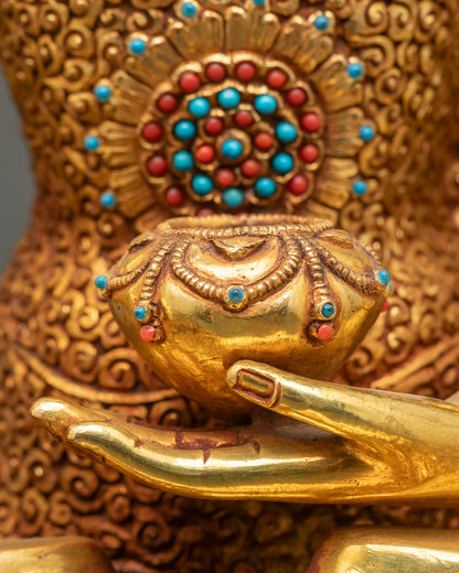 Large Shakyamuni Buddha Statue | Tibetan Buddhist Art