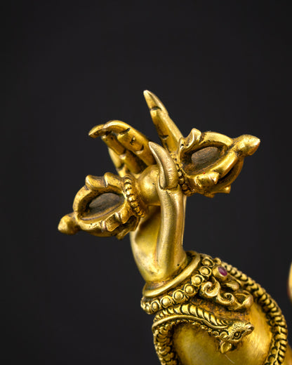 Four-Armed Vajrapani Statue | Masterpiece of Himalayan Sacred Art