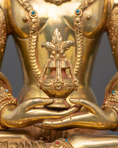 Amitayus Statue: Symbolizing Longevity and Spiritual Tranquility