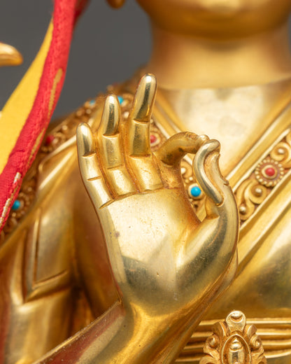 Je Tsongkhapa Statue | Buddhist Copper Sculpture from Nepal