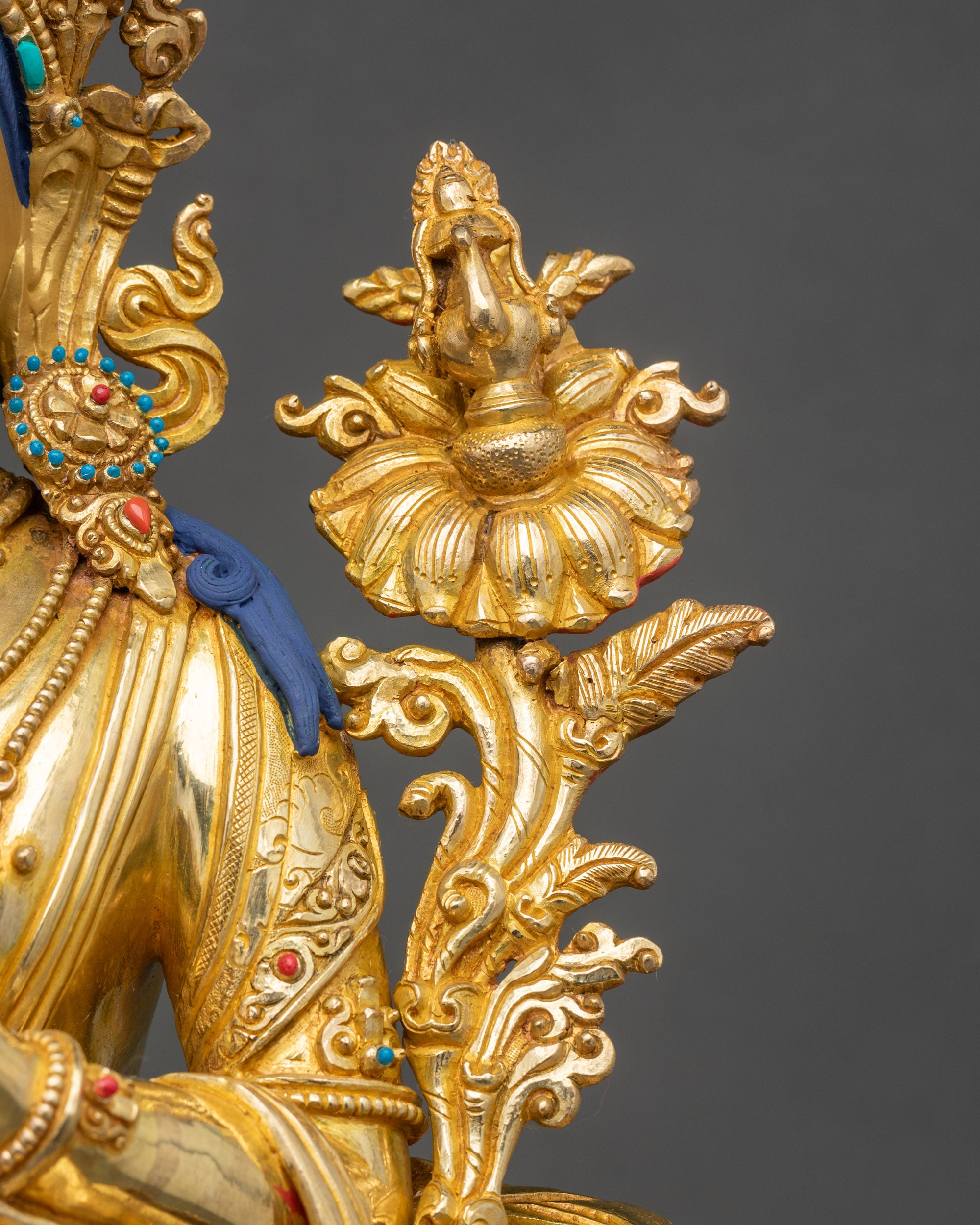 Enthroned Maitreya Buddha Statue | Peaceful Meditation Decor