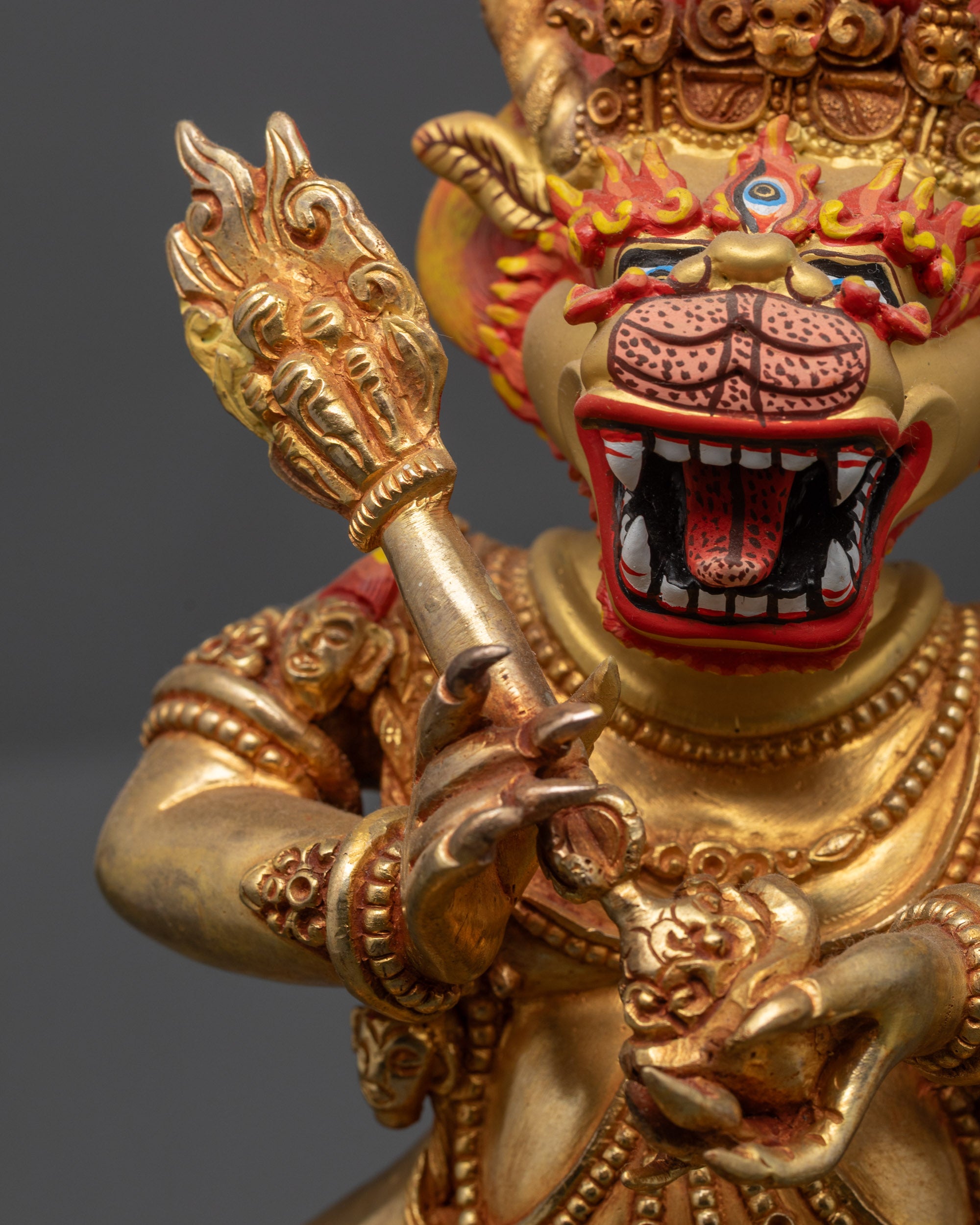 Sacred Yamantaka Sculpture | Yidam Deity for Meditation