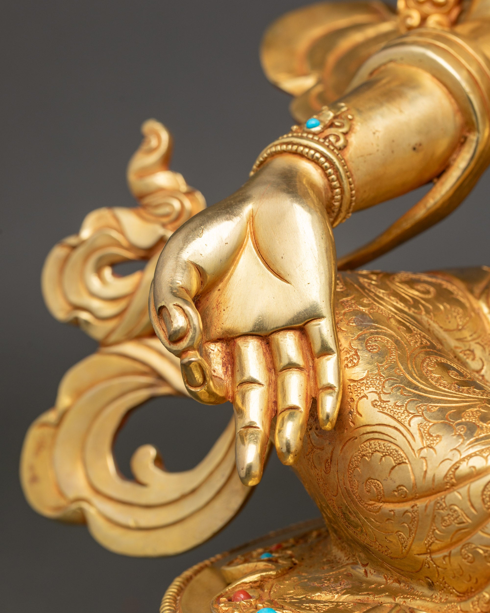 Handcrafted Green Tara Statue | Spiritual Art for Devotion & Home