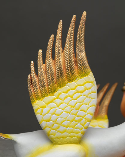 Prince Siddhartha Gautama and Wounded Swan Statue | Nepali Art & Craft