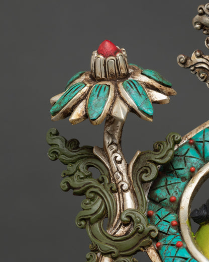 Elegant Green Tara Statue –  Buddhist Deity of Swift Protection