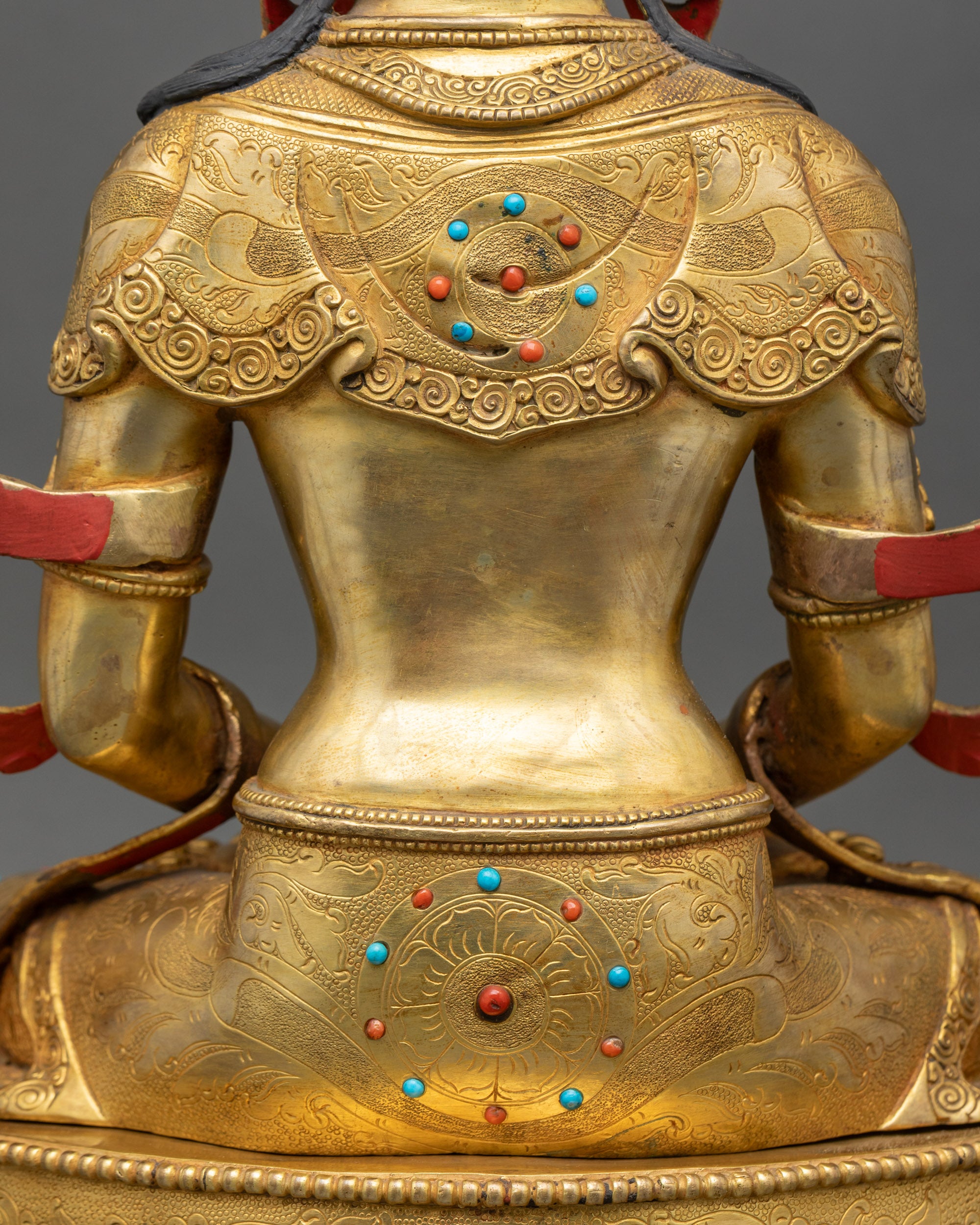 Amitayus Buddha Statue | Nepalese Long-Life Meditation Sculpture