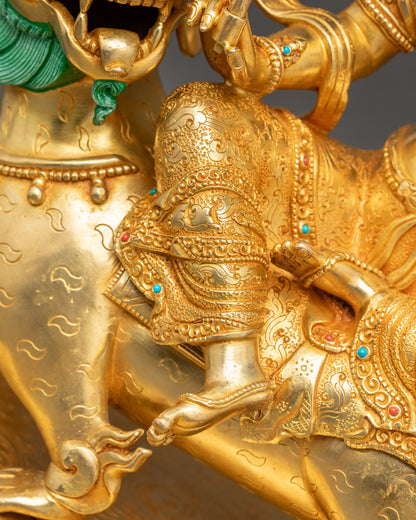 Premium Simhada Chenrezig Statue | Traditional Nepalese Craft from Nepal