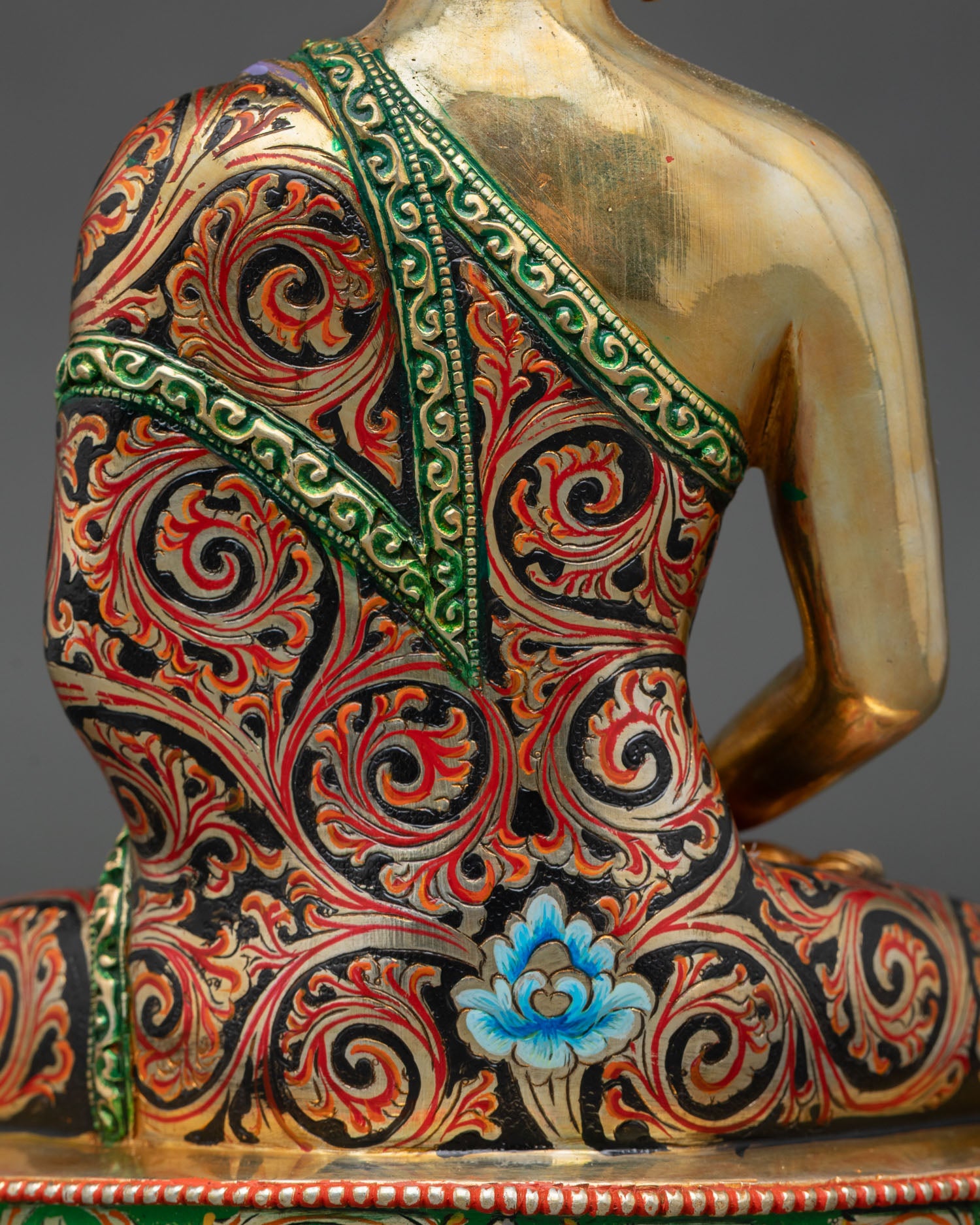 Amitabha Buddha Statue – Artisan Hand-Painted Buddhist Decor