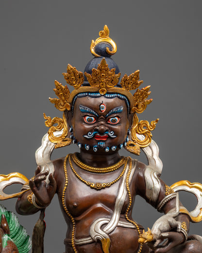 Tibetan Namtoshe Statue | Vaishravana Guardian King of Wealth Sculpture