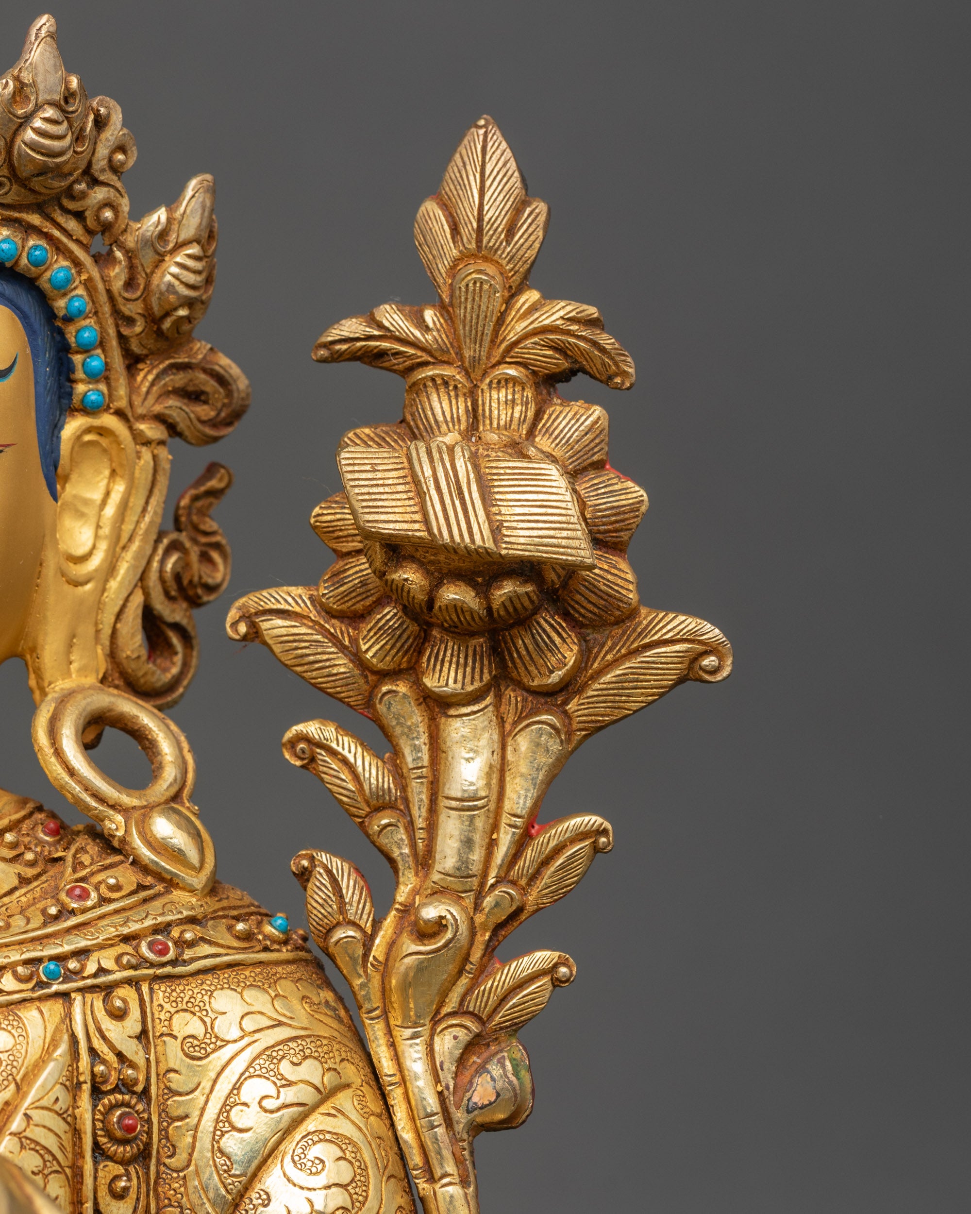 Exquisite Trisong Detsen Statue | Figurine for Spiritual Home Decor