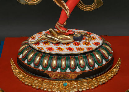 Tarodbava Kurukulla Statue | Life-Size Buddhist Sculpture from Nepal