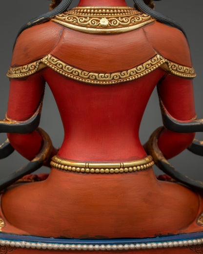 Amitayus Copper Statue | The Celestial Buddha of Long Life