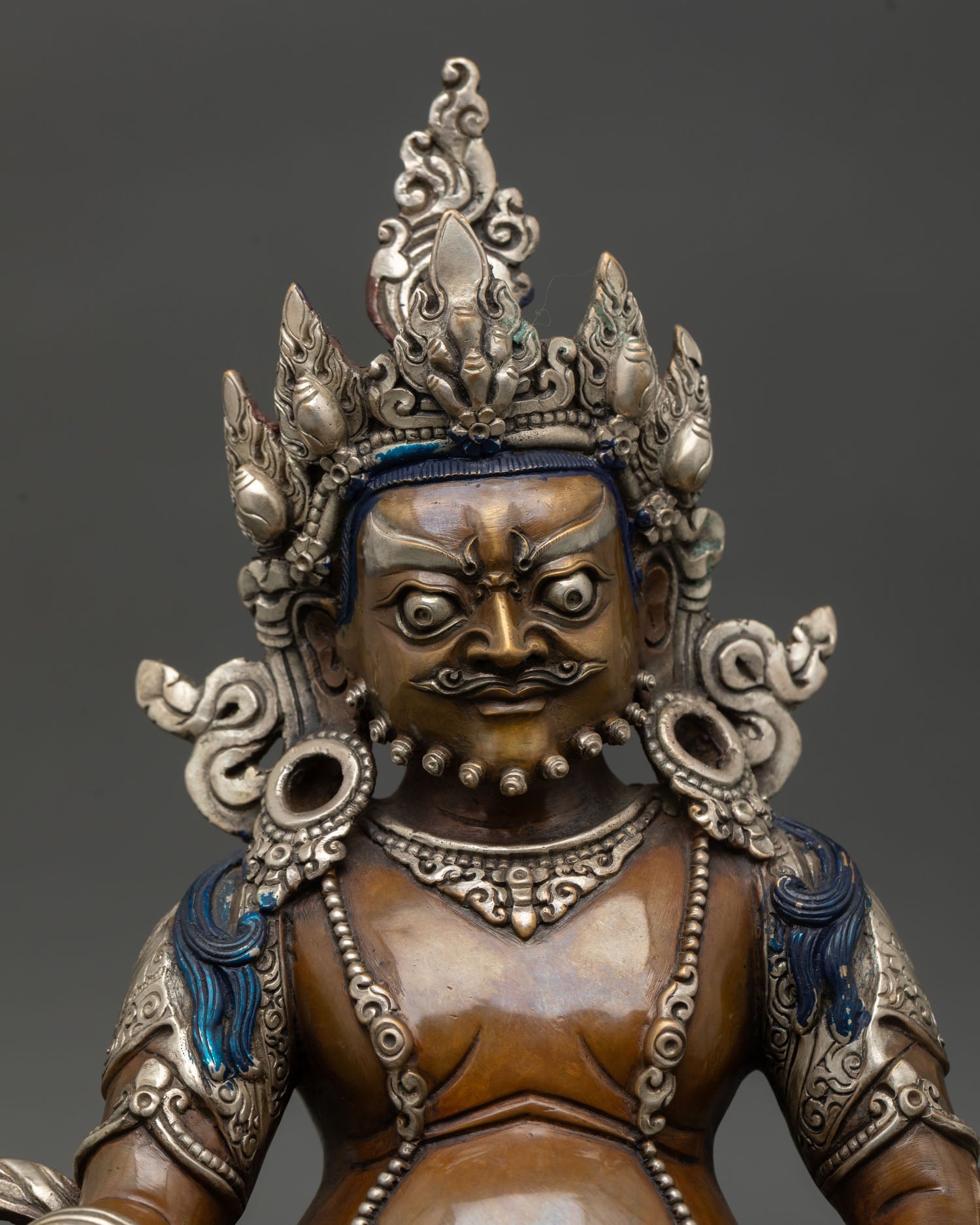 Dzambhala Statue | Tibetan Wealth God Statue for Abundance