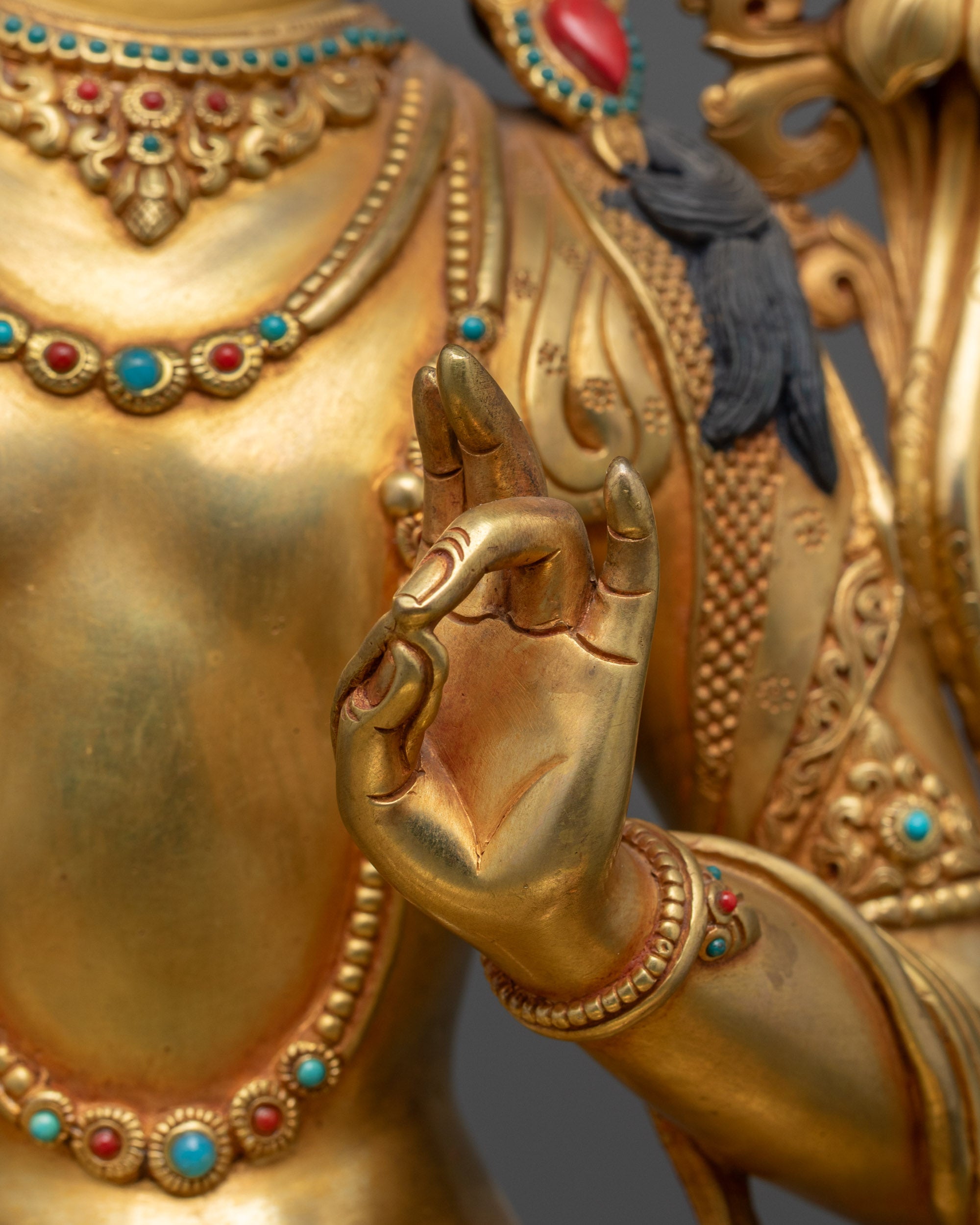 Manifest Insight with Manjushree Statue | Nepalese Handicrafted Idol