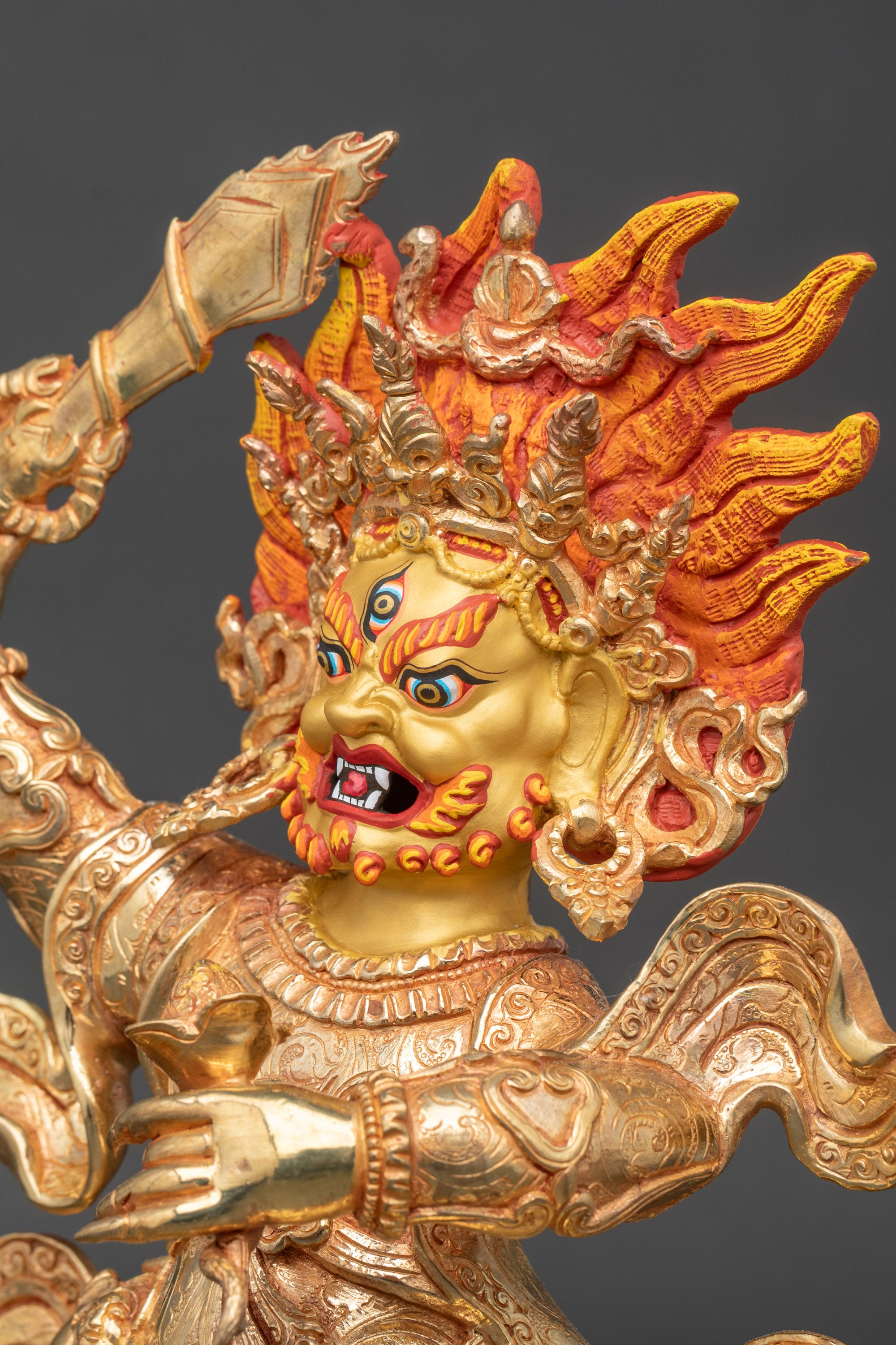 Begtse Chen Sculpture – Handmade Himalayan Copper Art