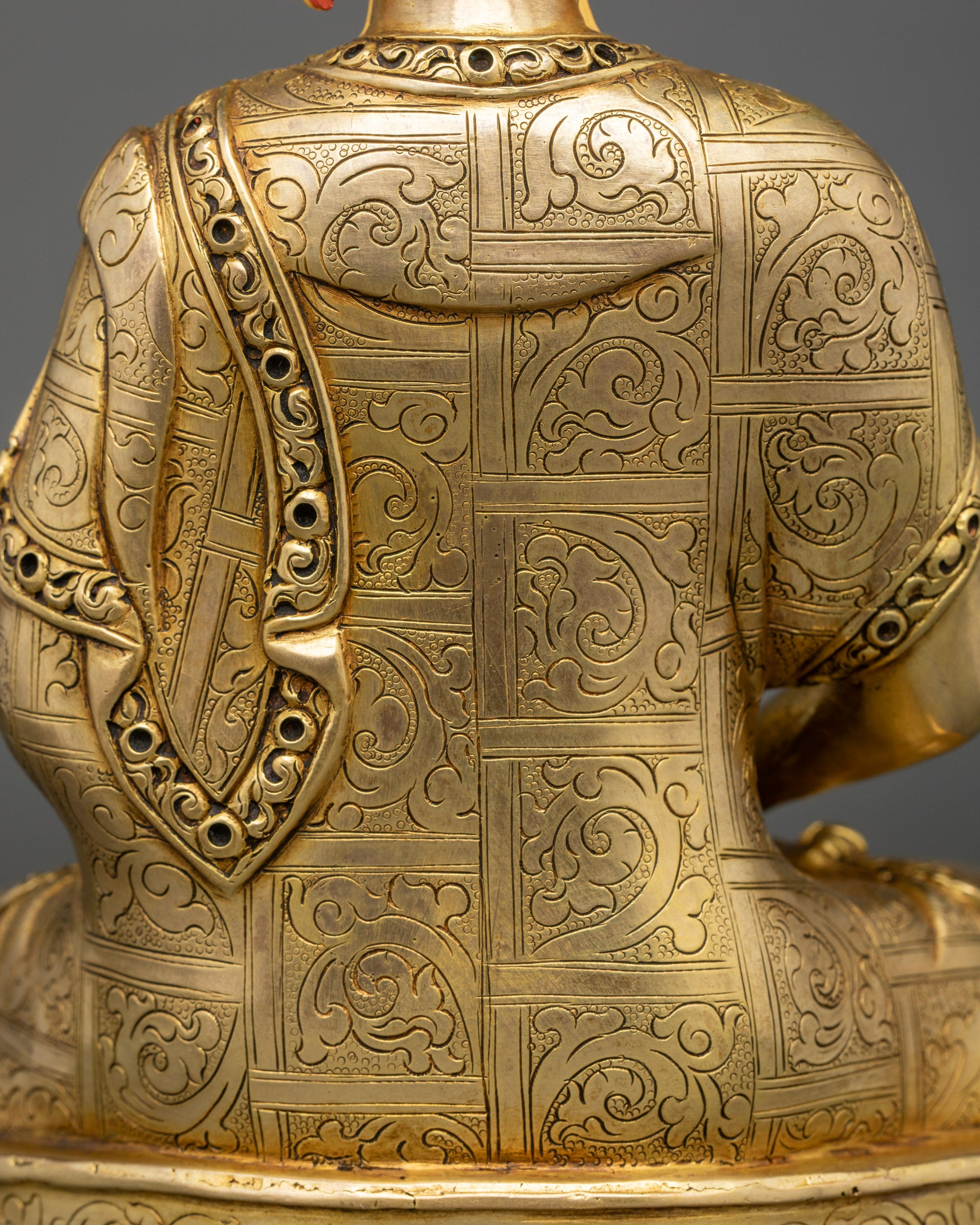 Amitabha Buddha Statue | 24K Gold Fire-Gilded Buddha Sculpture