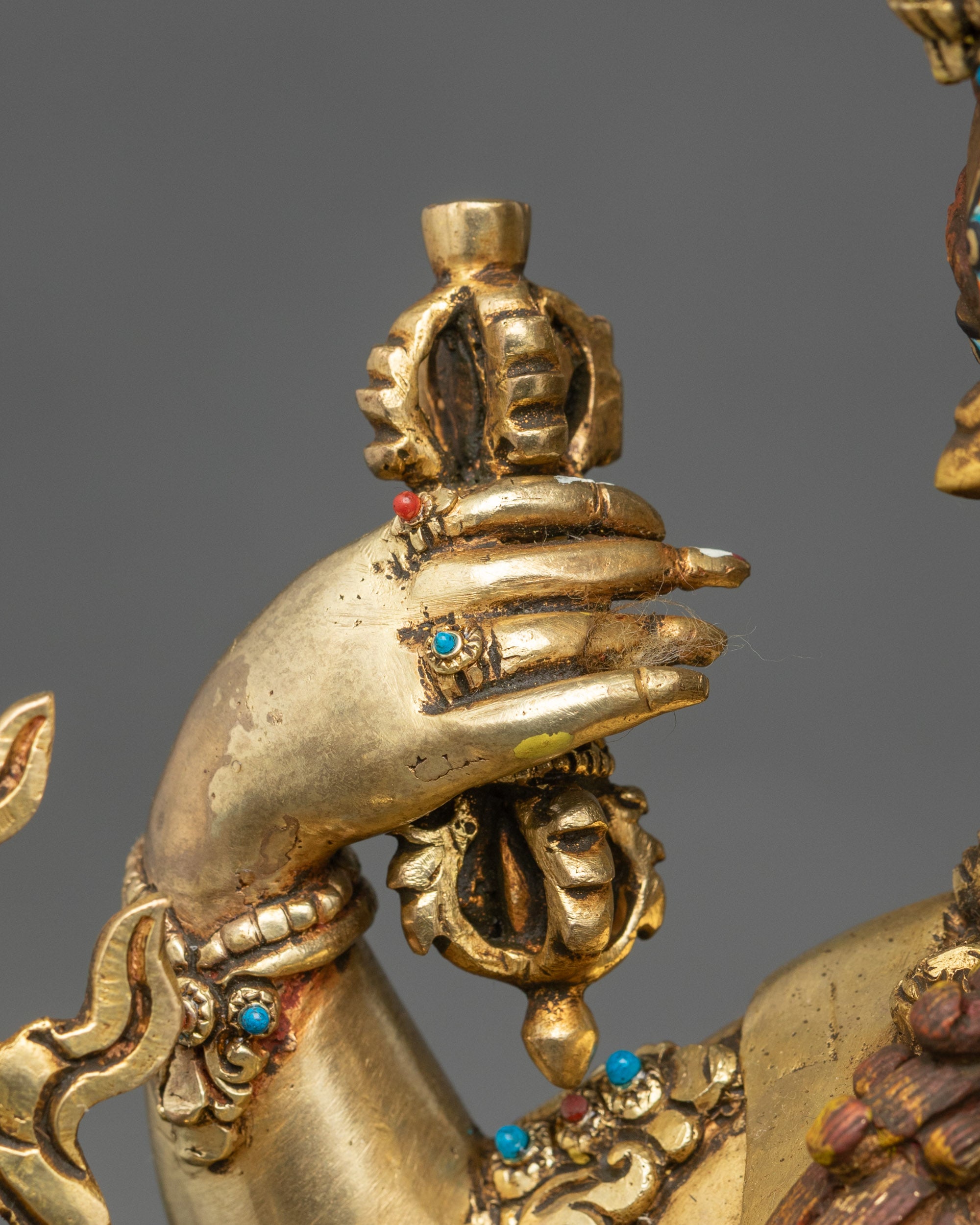 Three-Faced Hayagriva Statue | Himalayan Ritual Art from Nepal